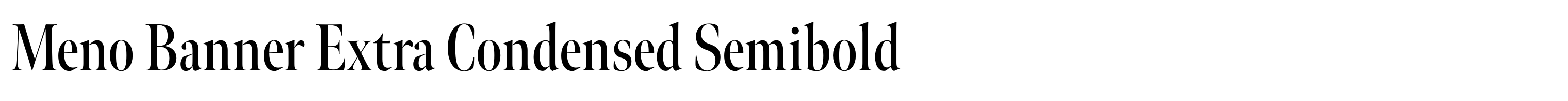 Meno Banner Extra Condensed Semibold